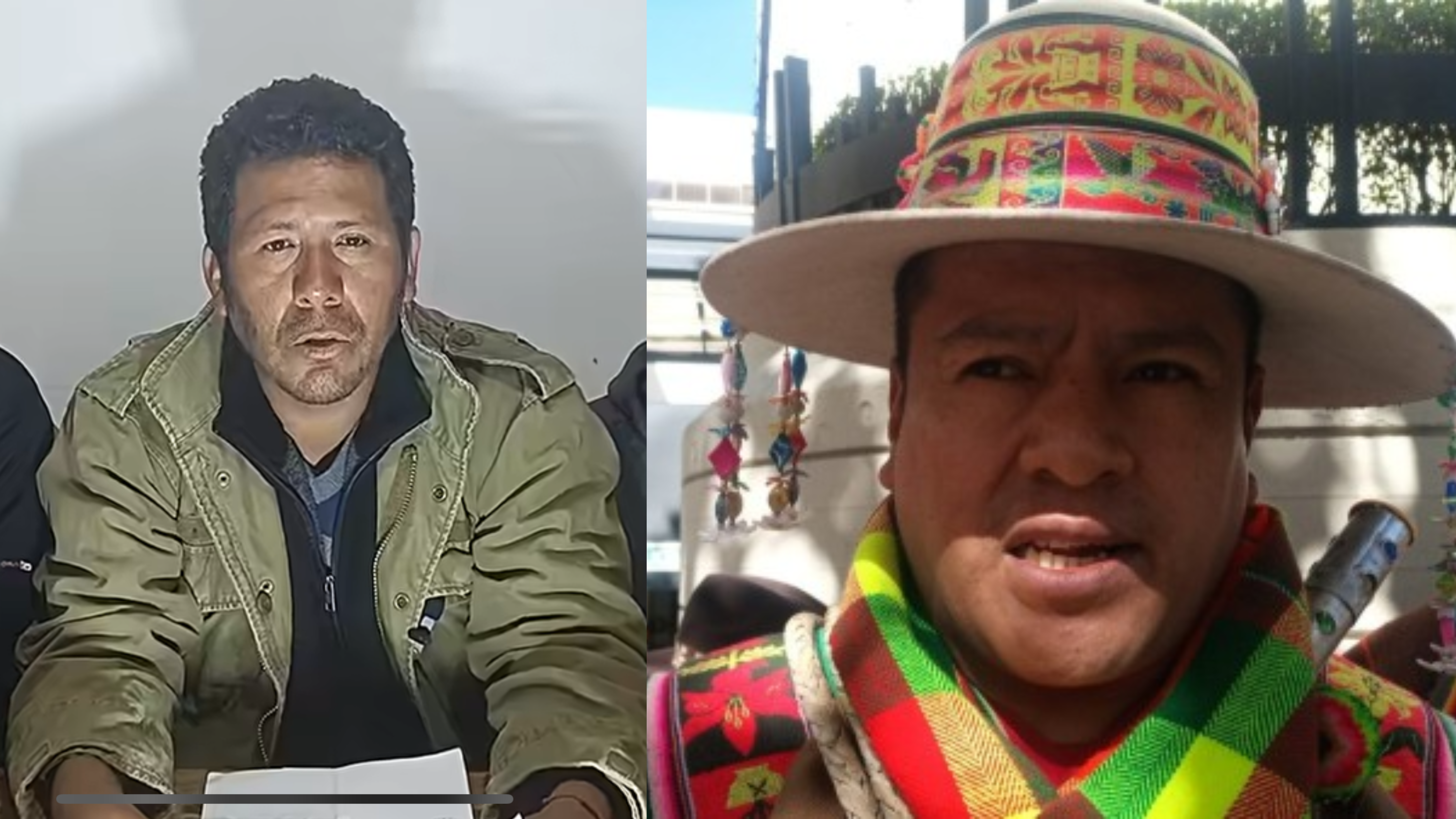 Juez ordena detención preventiva de cinco meses para los dirigentes «evistas» Humberto Claros y Ramiro Cucho