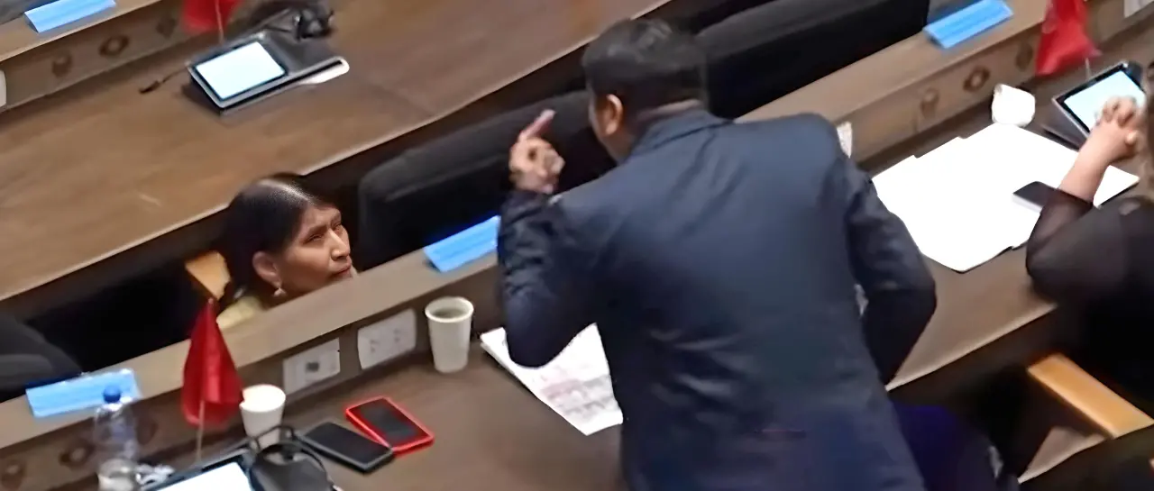 Gritos y enfrentamientos entre evistas y arcistas en plena sesión de Diputados