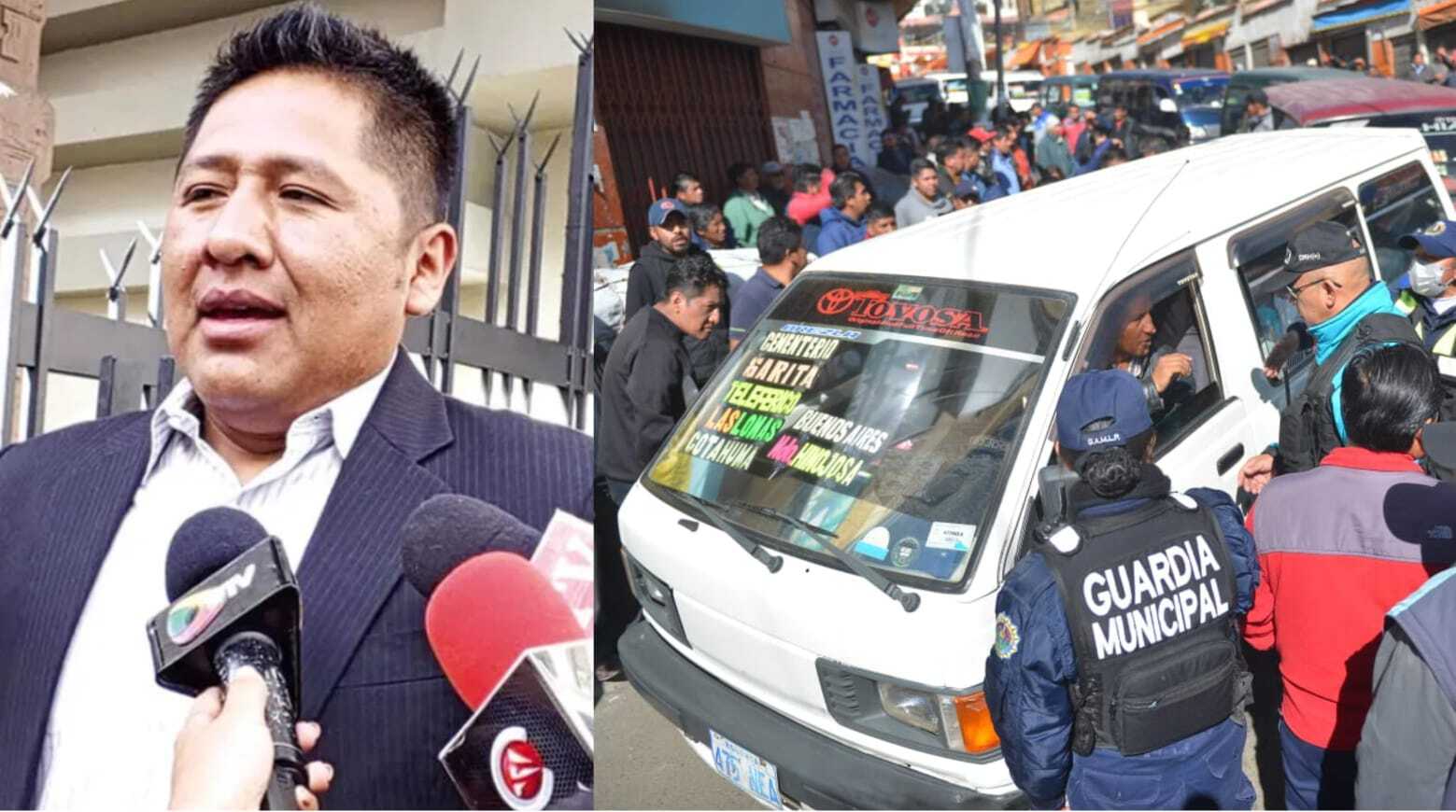 Después de Hechos Violentos, Choferes de La Paz Aceptan Dialogar con la Alcaldía Sobre la Tarifa del Pasaje