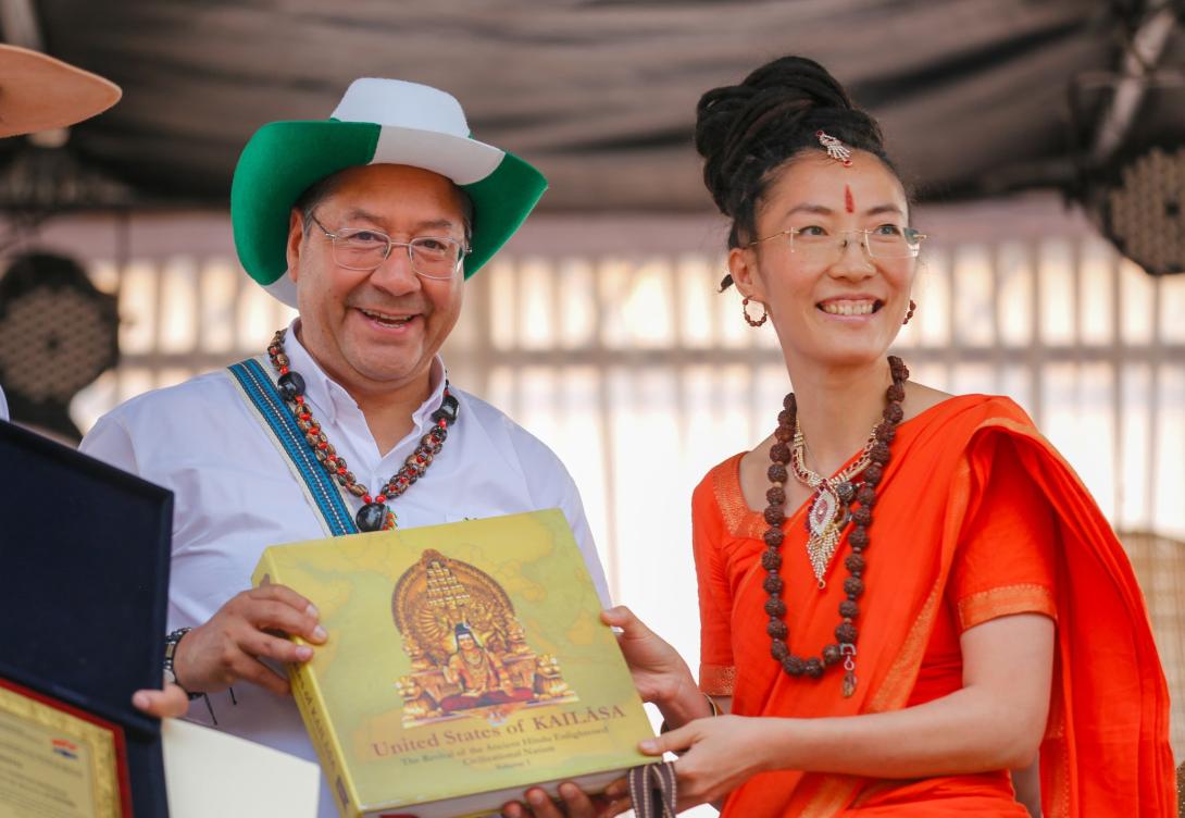 Cancillería de Bolivia desmiente vínculos con el inexistente «Estados Unidos de Kailasa»