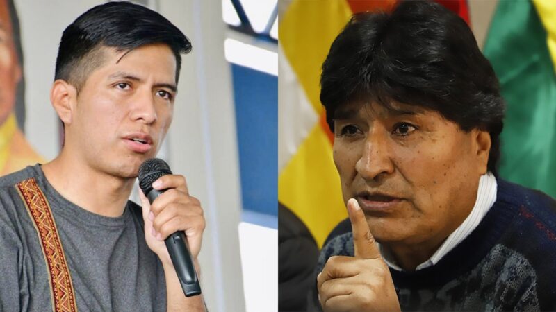 Andrónico Rodríguez acusa a Evo Morales de impulsar el voto nulo y favorecer la victoria de la derecha