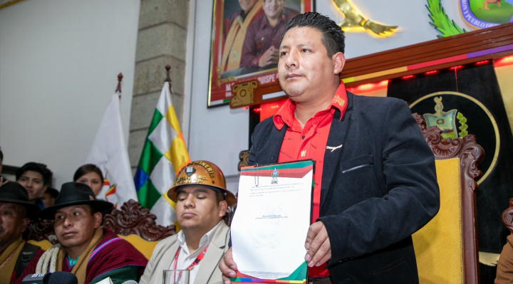 Gobernación de La Paz emite el Auto de Buen Gobierno por las elecciones del 17 de agosto