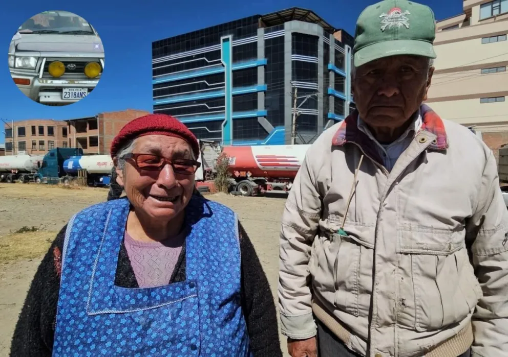 Diprove recupera vehículo robado a pareja de adultos mayores en El Alto; será devuelto el lunes