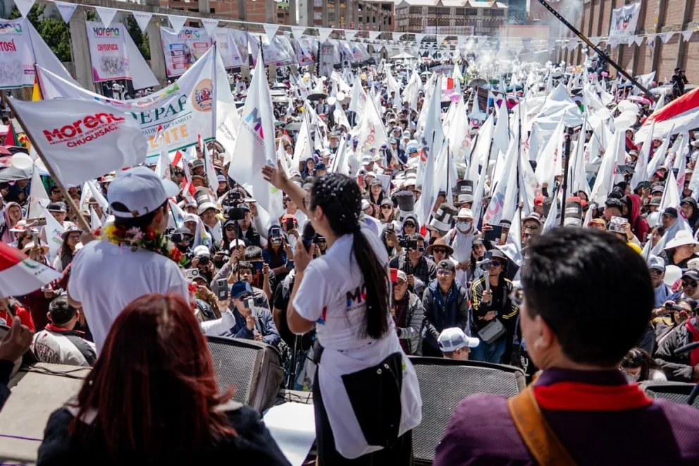 Morena felicita a los ganadores y destaca la “voluntad democrática” del pueblo boliviano
