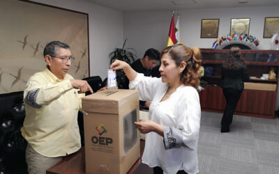 TSE enviará maletas electorales para voto en el exterior entre el 27 y 30 de septiembre