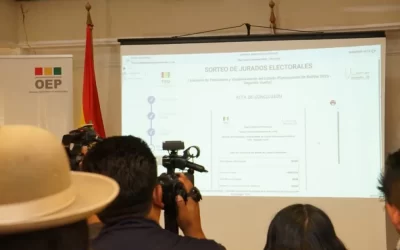 TED La Paz sortea más de 54 mil jurados para la segunda vuelta y avanza el calendario electoral