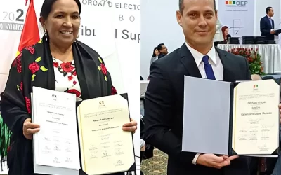 Tomasa Yarhui y Rafael Darío López liderarán las bancadas de Alianza Libre en el nuevo Parlamento