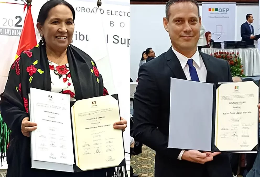 Tomasa Yarhui y Rafael Darío López liderarán las bancadas de Alianza Libre en el nuevo Parlamento