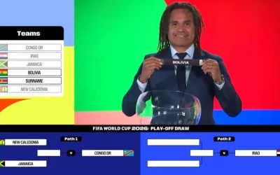 Bolivia debutará ante Surinam en el repechaje rumbo al Mundial 2026