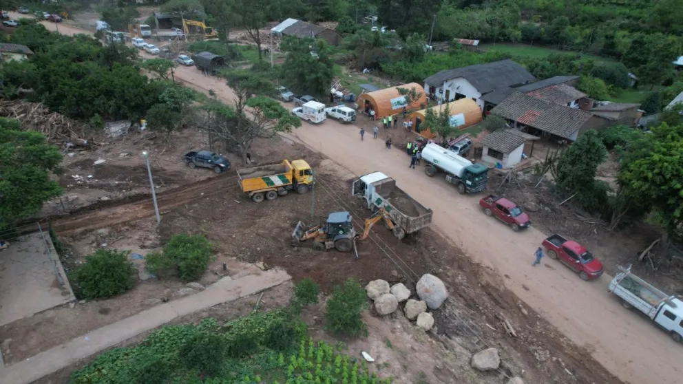 Samaipata sigue en emergencia: buscan a dos desaparecidas y avanzan trabajos para restablecer el agua