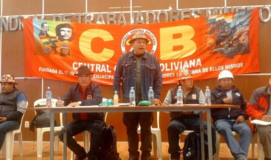 COB alerta con reactivar protestas si el Gobierno aprueba el nuevo decreto sin consenso