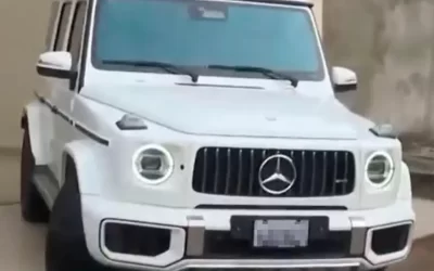 Vehículo de lujo Mercedes AMG G63 valuado en $us 200.000 fue hallado en la casa donde se ocultaba Sebastián Marset en Santa Cruz