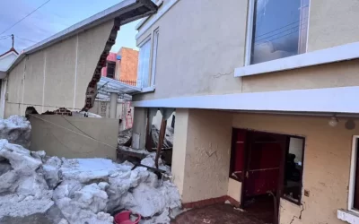 Granizada histórica en La Paz: granizo de hasta 2 metros causa graves daños en viviendas y calles