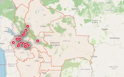 Bloqueos en Bolivia se concentran en La Paz y superan los 20 puntos, según reporte de la ABC