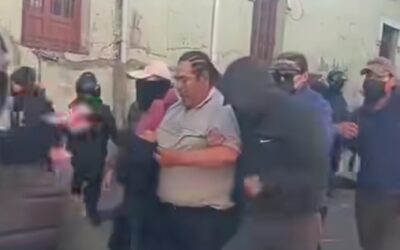 Aprehenden a Vicente Salazar, dirigente campesino que lidera el cerco a La Paz durante movilización en el centro paceño