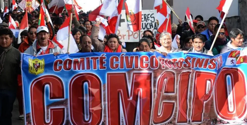 Comcipo convoca a cabildo en Potosí para rechazar los bloqueos y exigir un Estado de excepción