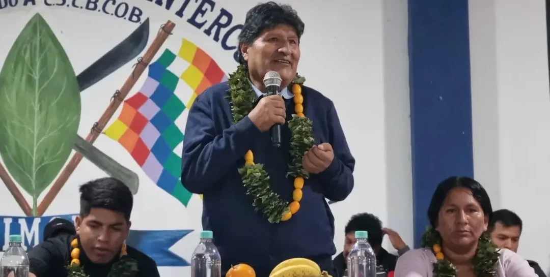 Evo Morales insta a mantener bloqueos en carreteras pese al frío: “Resisten todavía”, afirma en ampliado en Chimoré