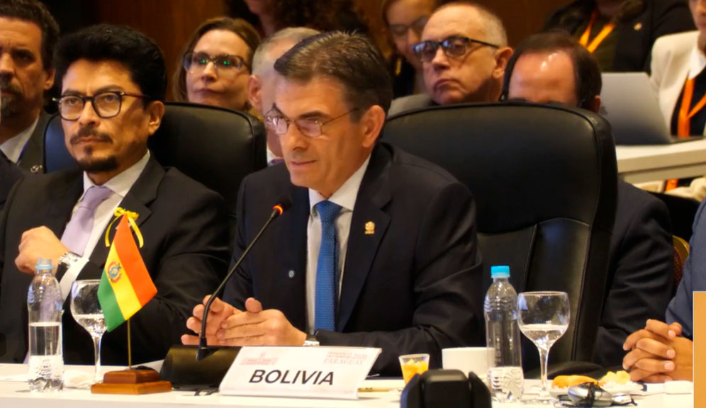 Rodrigo Paz agradece respaldo del Mercosur y afirma que Bolivia superó intento de desestabilización