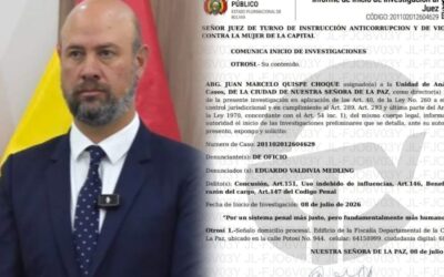 Fiscalía abre investigación contra el gerente de BoA, Eduardo Valdivia, por presunto uso indebido de influencias